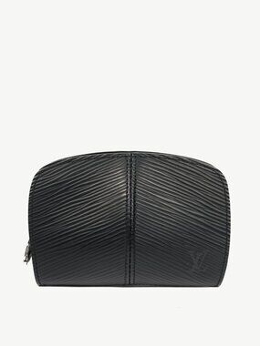 Louis Vuitton Demi Lune Noir Epi Leather Coin Purse